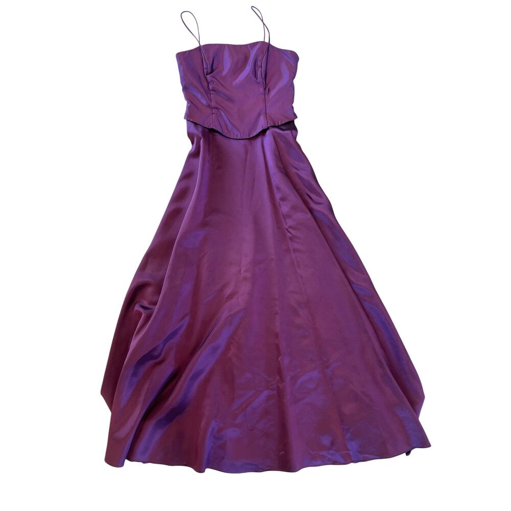 vintage purple evening gown